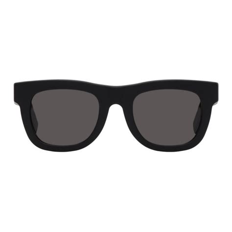 super by retrosuperfuture ciccio square plastic sunglasses black rose